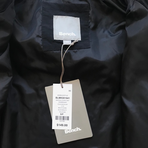 NWT Bench Windbreaker, Mens S - Picture 4 of 5